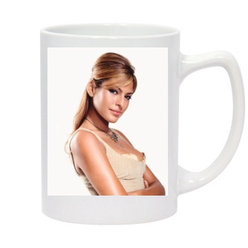 Eva Mendes 14oz White Statesman Mug