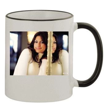 Eva Mendes 11oz Colored Rim & Handle Mug