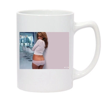 Eva Mendes 14oz White Statesman Mug