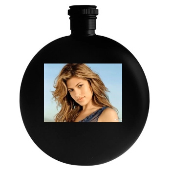 Eva Mendes Round Flask