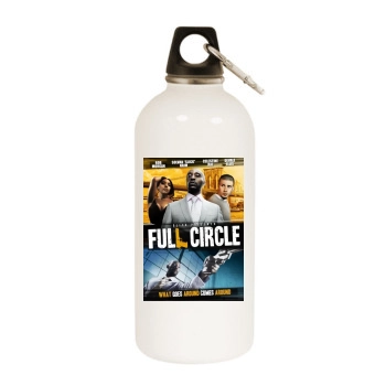 Full Circle (2013) White Water Bottle With Carabiner