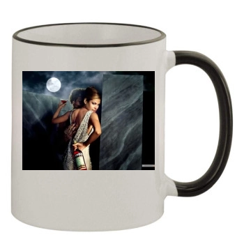 Eva Mendes 11oz Colored Rim & Handle Mug