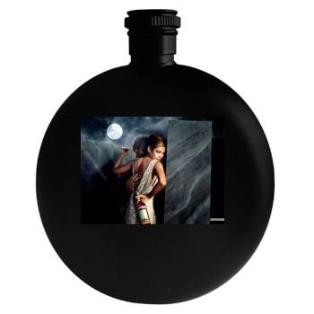 Eva Mendes Round Flask