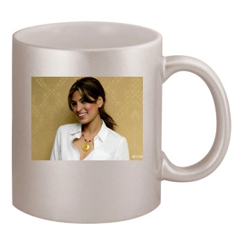 Eva Mendes 11oz Metallic Silver Mug