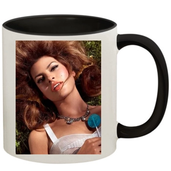 Eva Mendes 11oz Colored Inner & Handle Mug