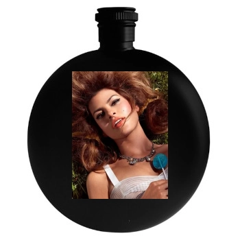 Eva Mendes Round Flask