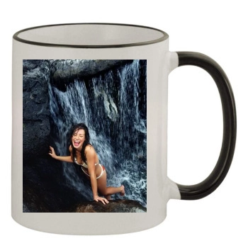 Evangeline Lilly 11oz Colored Rim & Handle Mug