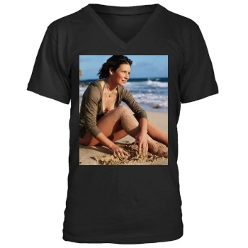 Evangeline Lilly Men's V-Neck T-Shirt