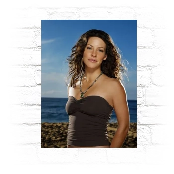 Evangeline Lilly Metal Wall Art