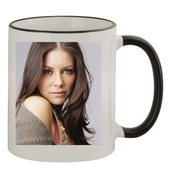 Evangeline Lilly 11oz Colored Rim & Handle Mug