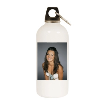 Evangeline Lilly White Water Bottle With Carabiner