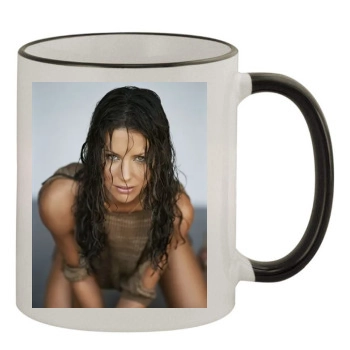 Evangeline Lilly 11oz Colored Rim & Handle Mug