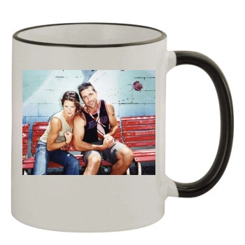 Evangeline Lilly 11oz Colored Rim & Handle Mug