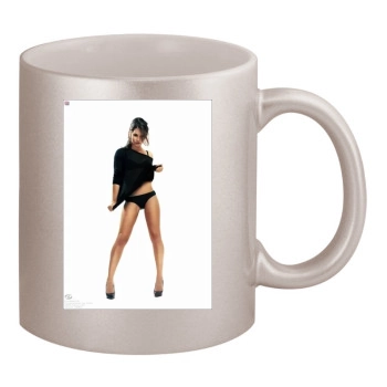 Evangeline Lilly 11oz Metallic Silver Mug