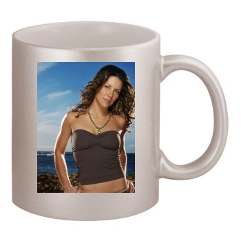 Evangeline Lilly 11oz Metallic Silver Mug