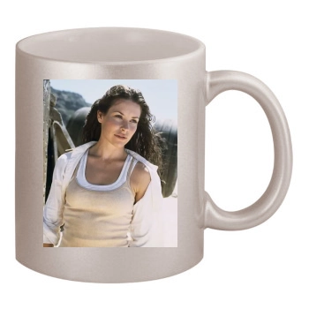 Evangeline Lilly 11oz Metallic Silver Mug