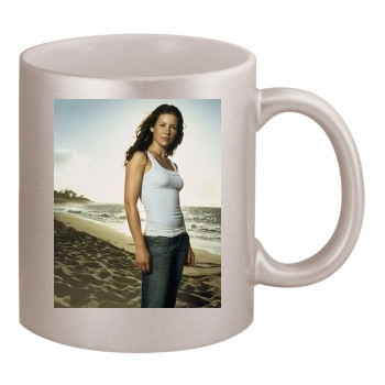 Evangeline Lilly 11oz Metallic Silver Mug