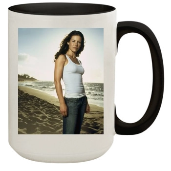 Evangeline Lilly 15oz Colored Inner & Handle Mug