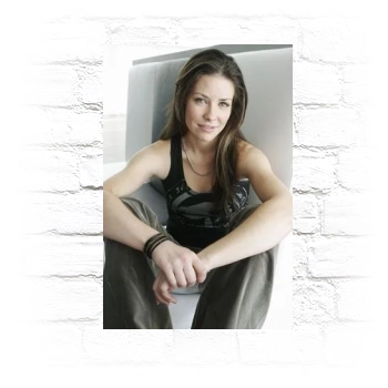 Evangeline Lilly Metal Wall Art