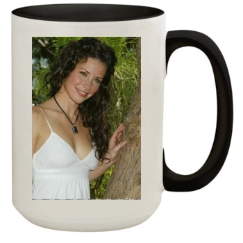 Evangeline Lilly 15oz Colored Inner & Handle Mug