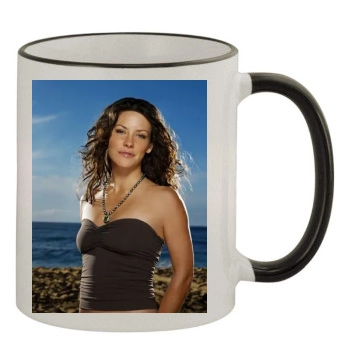 Evangeline Lilly 11oz Colored Rim & Handle Mug