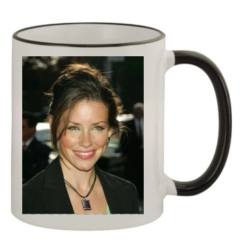 Evangeline Lilly 11oz Colored Rim & Handle Mug