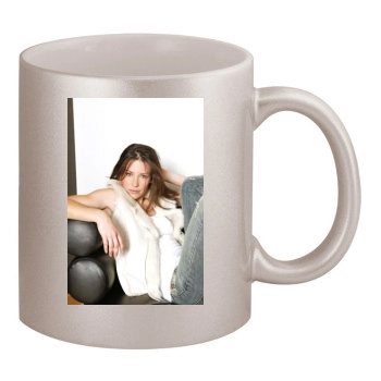 Evangeline Lilly 11oz Metallic Silver Mug