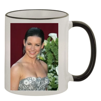 Evangeline Lilly 11oz Colored Rim & Handle Mug