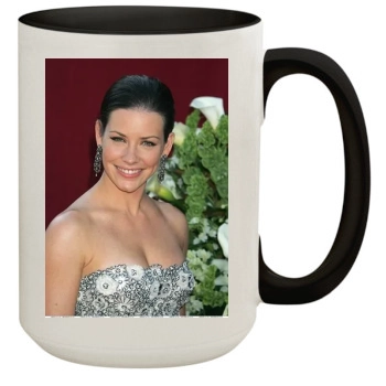 Evangeline Lilly 15oz Colored Inner & Handle Mug