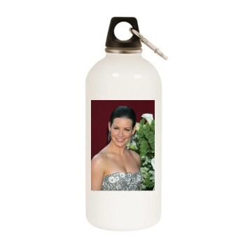 Evangeline Lilly White Water Bottle With Carabiner