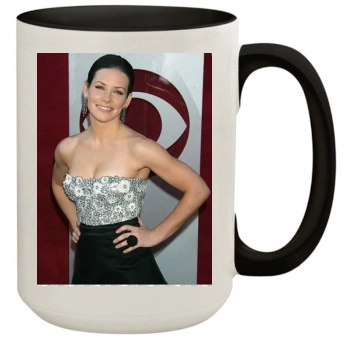 Evangeline Lilly 15oz Colored Inner & Handle Mug