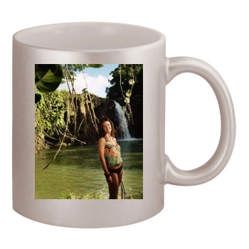 Evangeline Lilly 11oz Metallic Silver Mug