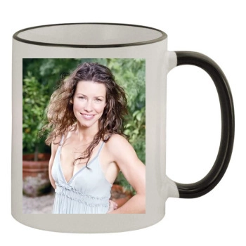 Evangeline Lilly 11oz Colored Rim & Handle Mug