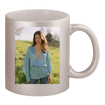 Evangeline Lilly 11oz Metallic Silver Mug