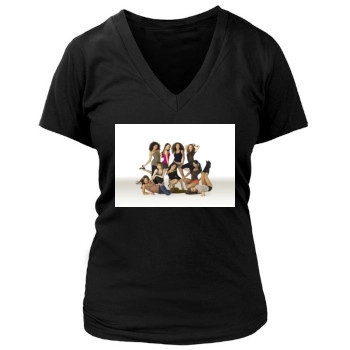 The Pussycat Dolls Women's Deep V-Neck TShirt