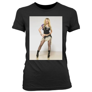 The Pussycat Dolls Women's Junior Cut Crewneck T-Shirt