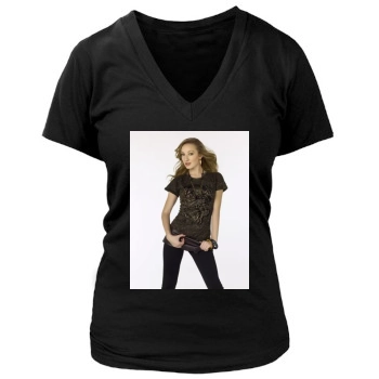 The Pussycat Dolls Women's Deep V-Neck TShirt