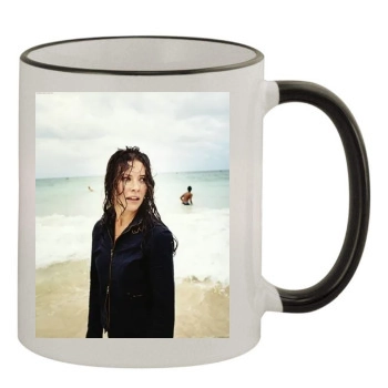 Evangeline Lilly 11oz Colored Rim & Handle Mug