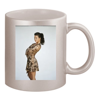 Evangeline Lilly 11oz Metallic Silver Mug