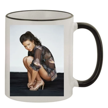 Evangeline Lilly 11oz Colored Rim & Handle Mug