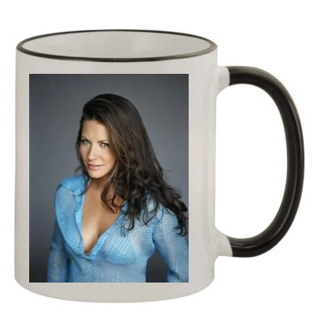 Evangeline Lilly 11oz Colored Rim & Handle Mug