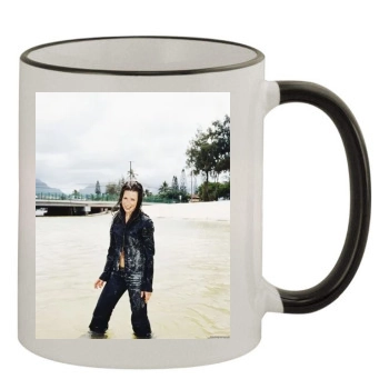 Evangeline Lilly 11oz Colored Rim & Handle Mug