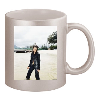 Evangeline Lilly 11oz Metallic Silver Mug