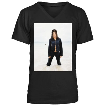 Evangeline Lilly Men's V-Neck T-Shirt