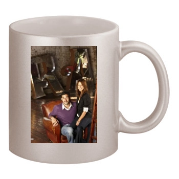 Rachel Stevens 11oz Metallic Silver Mug