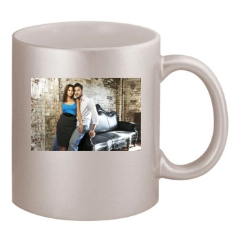 Rachel Stevens 11oz Metallic Silver Mug