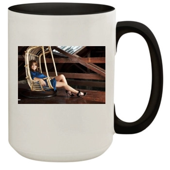 Rachel Stevens 15oz Colored Inner & Handle Mug