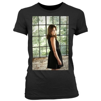 Rachel Stevens Women's Junior Cut Crewneck T-Shirt