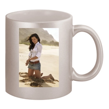 Evangeline Lilly 11oz Metallic Silver Mug