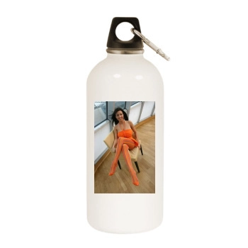 Ewa Sonnet White Water Bottle With Carabiner